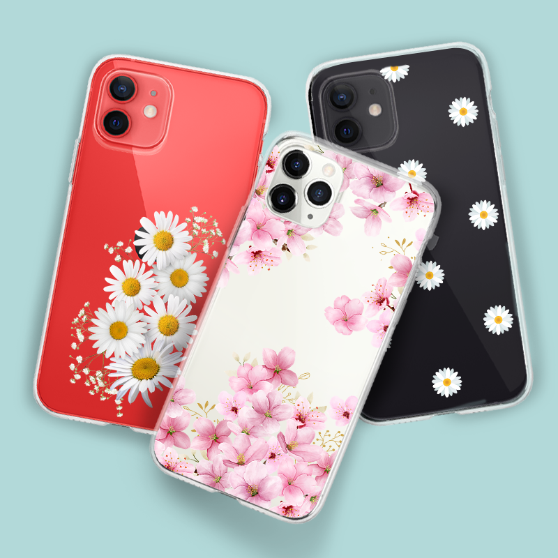 Floral Silicon Cases