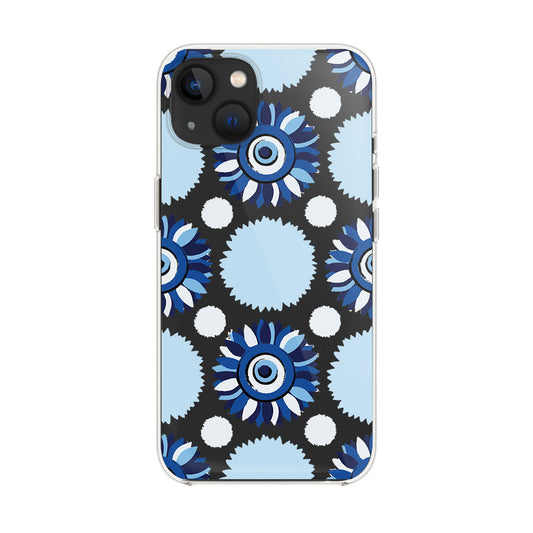 Abstract-Evil-Eye-Art-Iphone-13-Silicon-Case