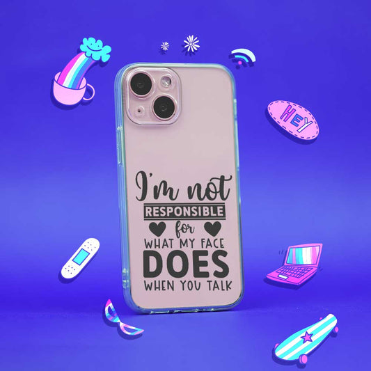 Beech Face Quirky Quote Silicon Case