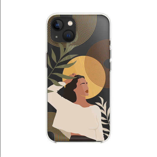 Bohemian-Girl-Art-Iphone-13-Silicon-Case