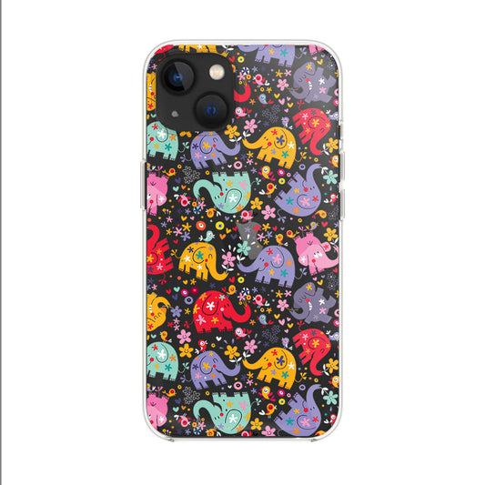 Colourful-Ellie-Pattern-Iphone-13-Silicon-Case