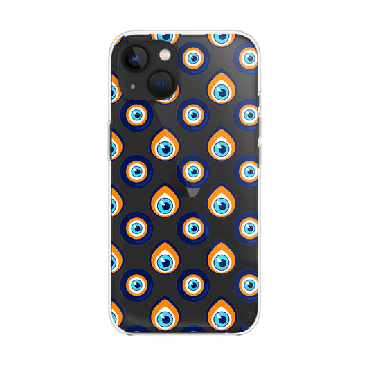 Evil-Eye-Drop-Pattern-Iphone-13-Silicon-Case