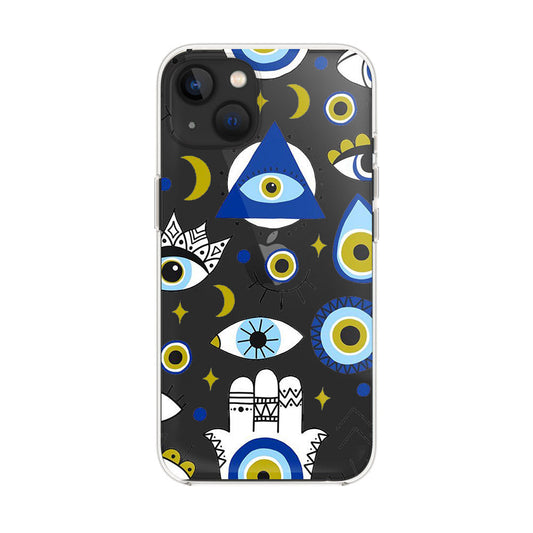 Hand-Drawn-Evil-Eye-Art-Iphone-13-Silicon-Case