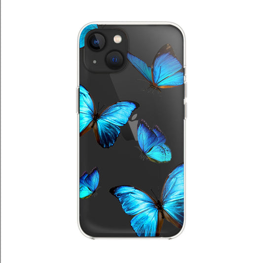 Magical-Blue-Butterfly-Iphone-13-Silicon-Case