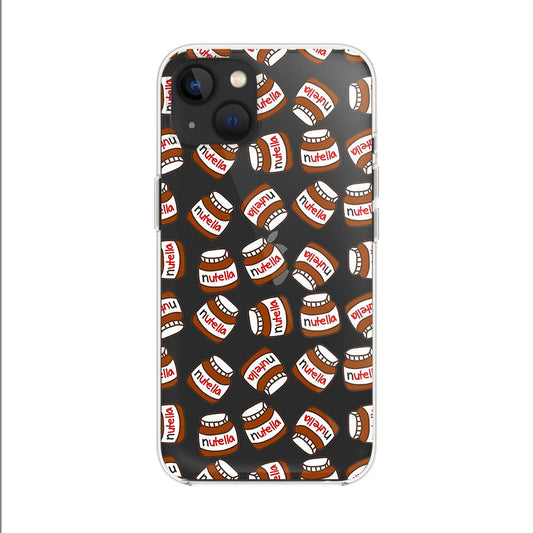 Nutella-Pattern-Iphone-13-Silicon-Case