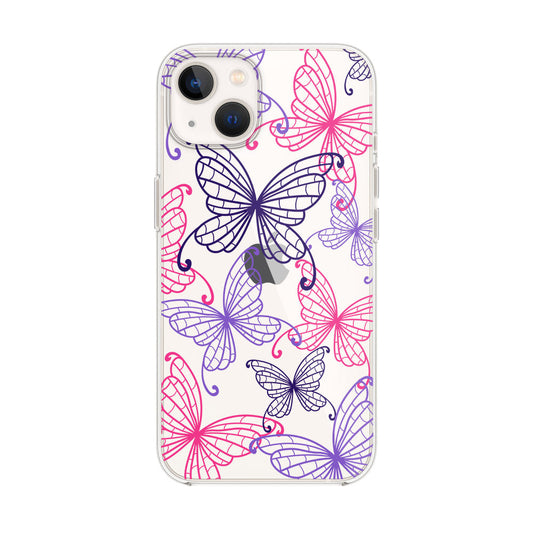 Pink-And-Purple-Butterfly-Iphone-13-Silicon-Case